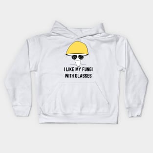 Fungi With Sunglasses Kids Hoodie